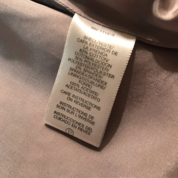 Michael Kors Leopard Print Silver Gray Trapeze Blazer Jacket - Picture 8 of 8